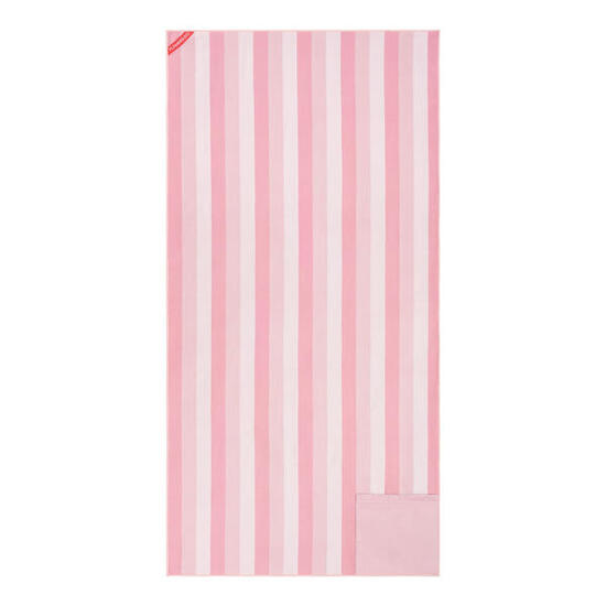Flamingueo serviette de plage microfibre avec aimants rose