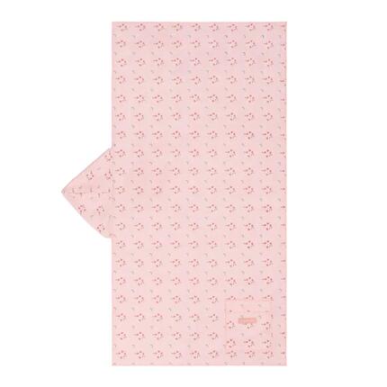 Serviette enfant microfibre à capuche rose