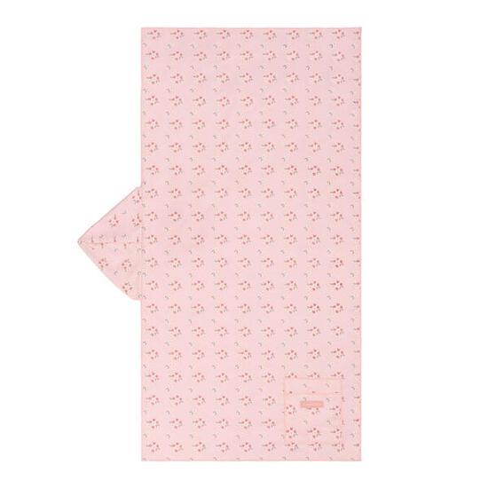 Serviette enfant microfibre à capuche rose
