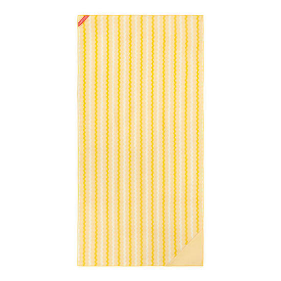 Flamingueo serviette de plage microfibre jaune