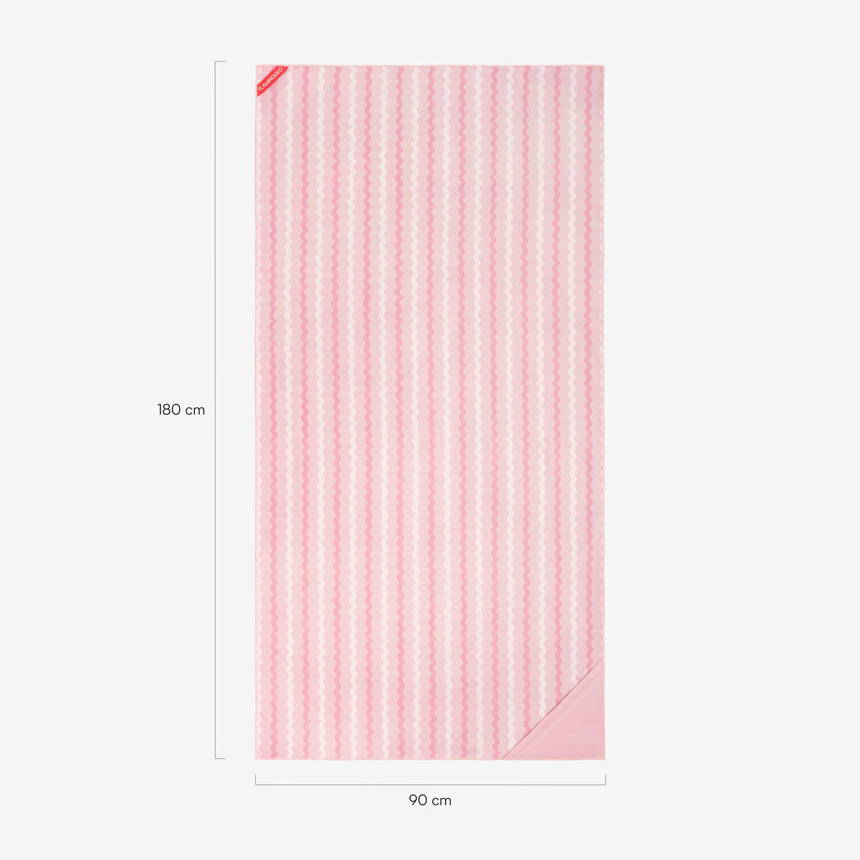 Flamingueo serviette de plage microfibre rose 7/7