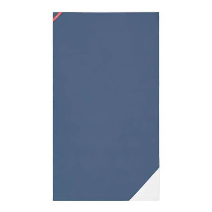 Flamingueo serviette de plage microfibre compacte bleue