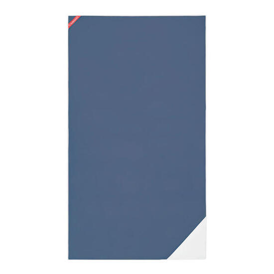 Flamingueo serviette de plage microfibre compacte bleue