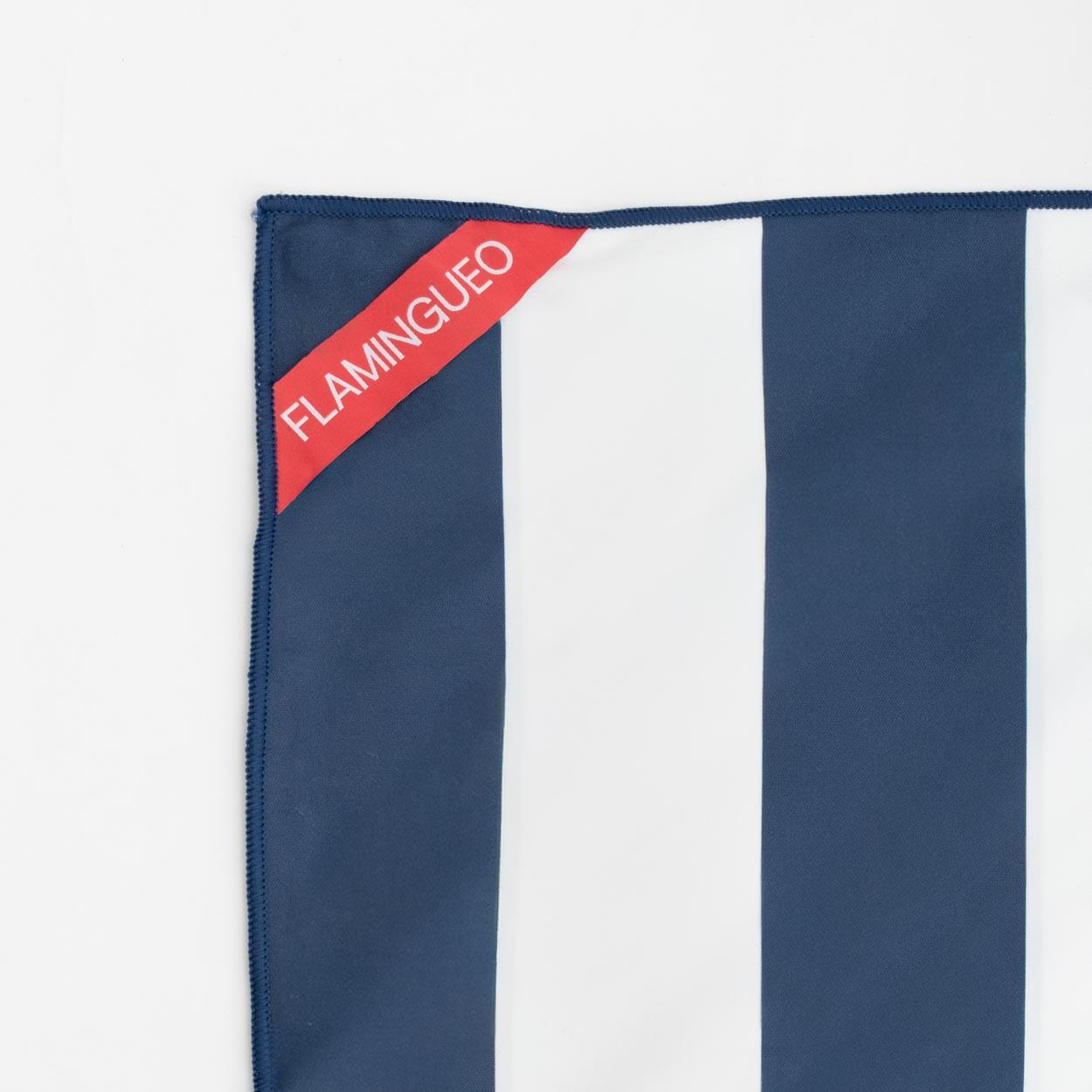 Flamingueo toalla playa microfibra con imanes azul 6/6