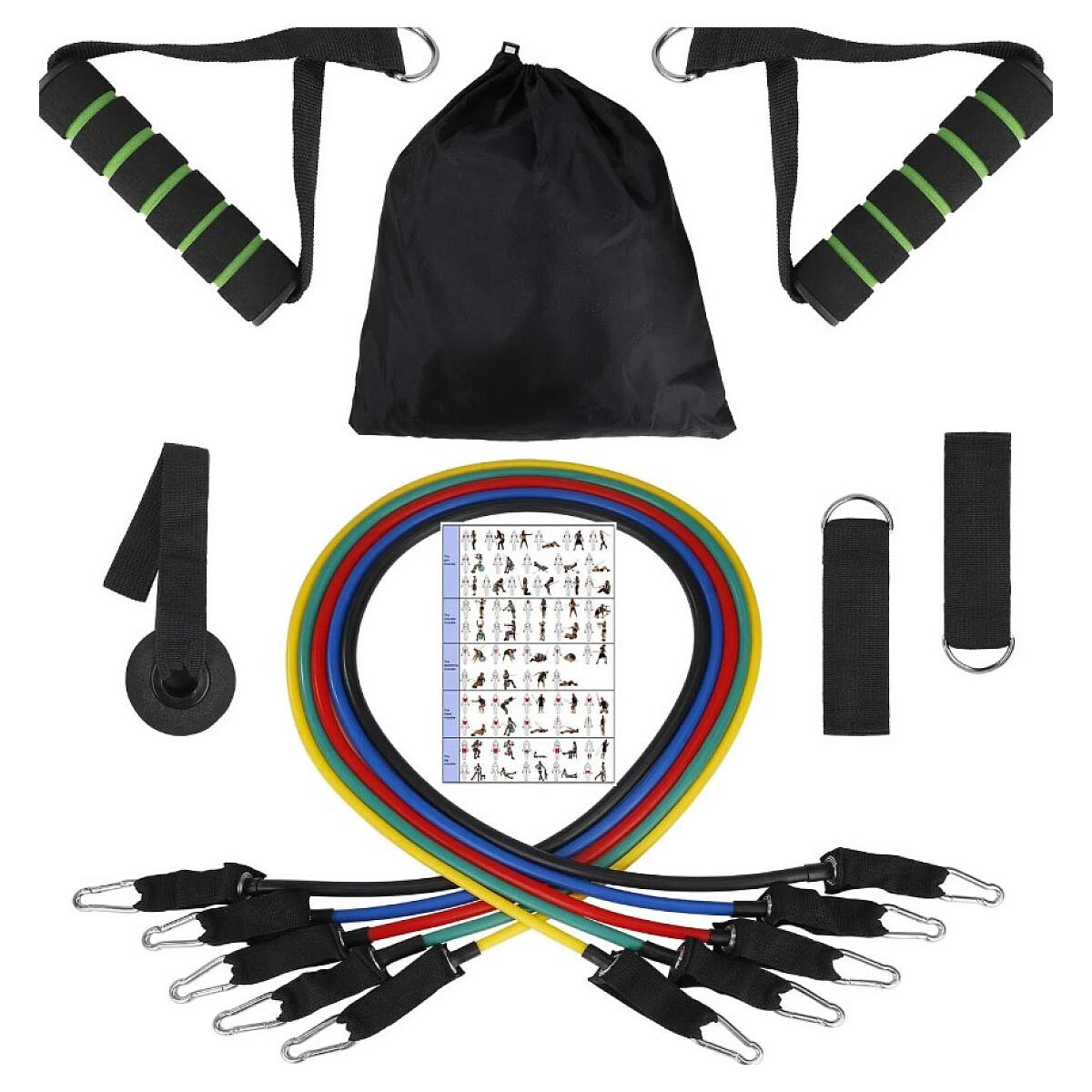 Kit élastiques 14 pièces multicolor 3/3