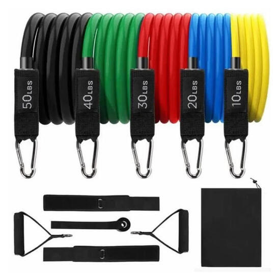 Kit élastiques 14 pièces multicolor