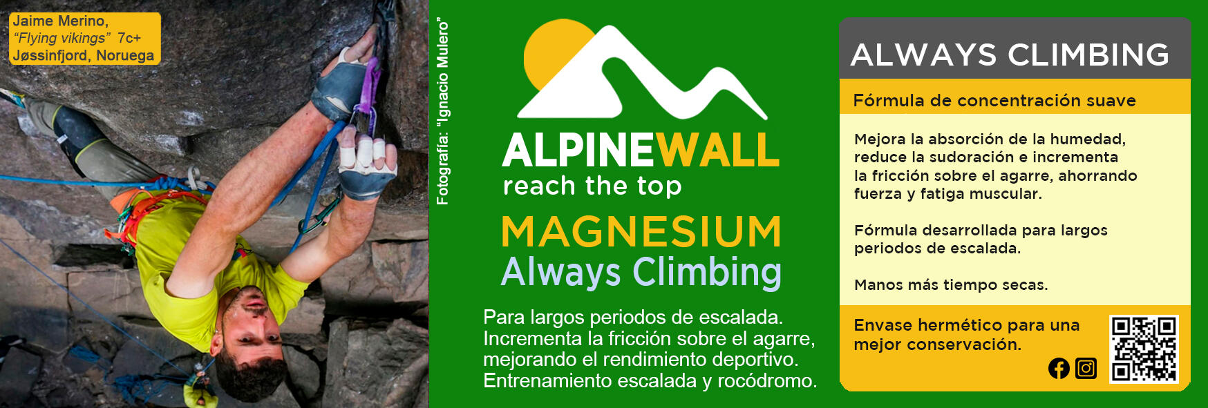 Magnesio Escalada 1Kg Always Climbing 2/2