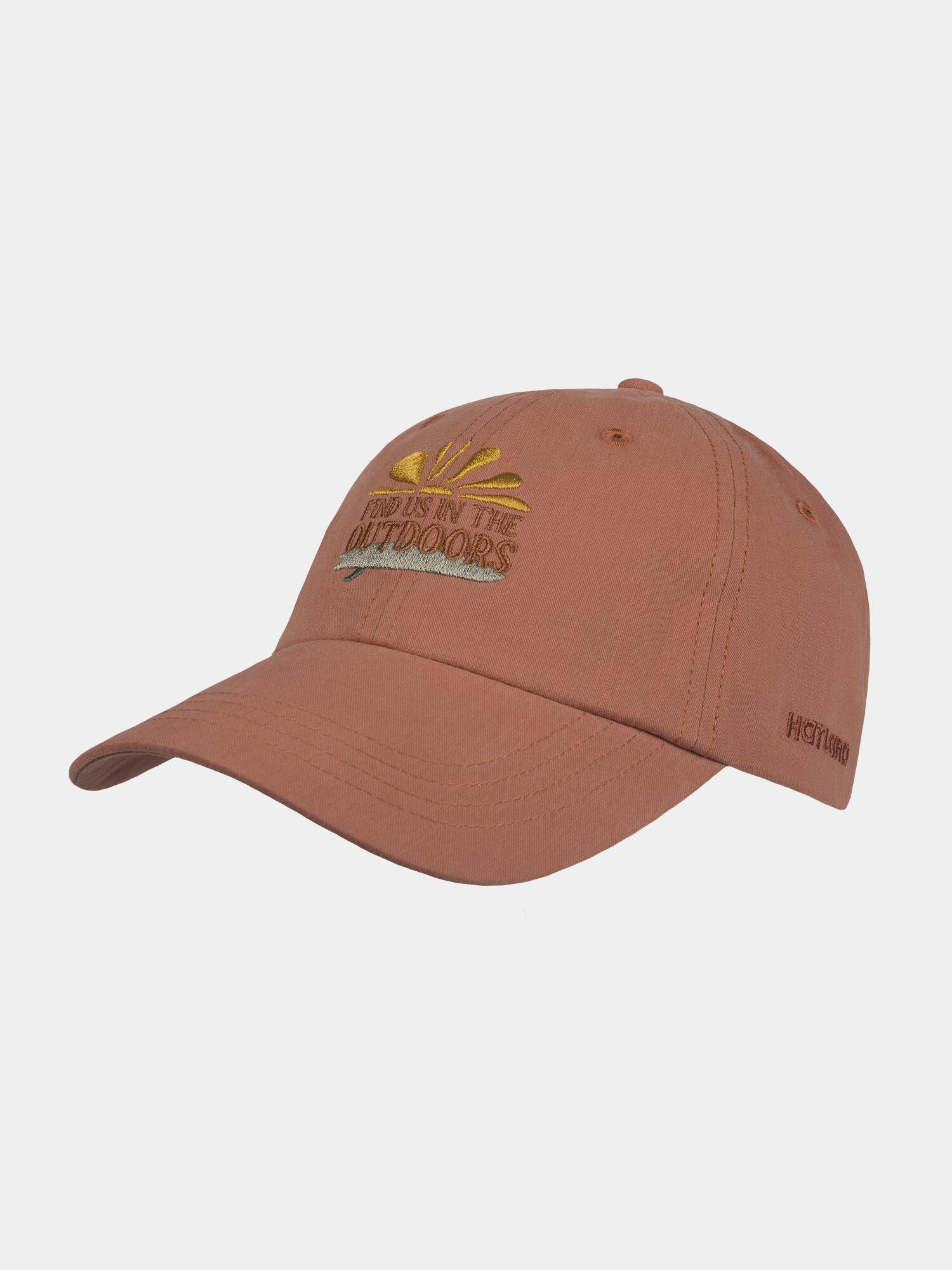 Deric - Katoenen baseball cap - Roest 3/3