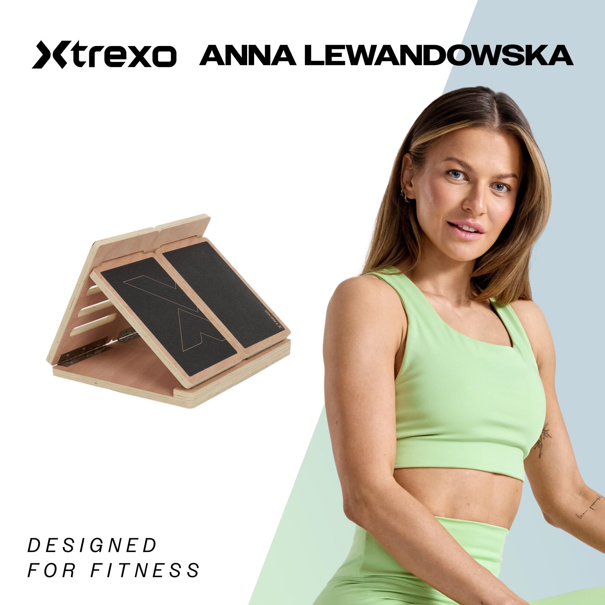 Plateforme d'étirement des mollets XTREXO réglable SLANT BOARD 2/7