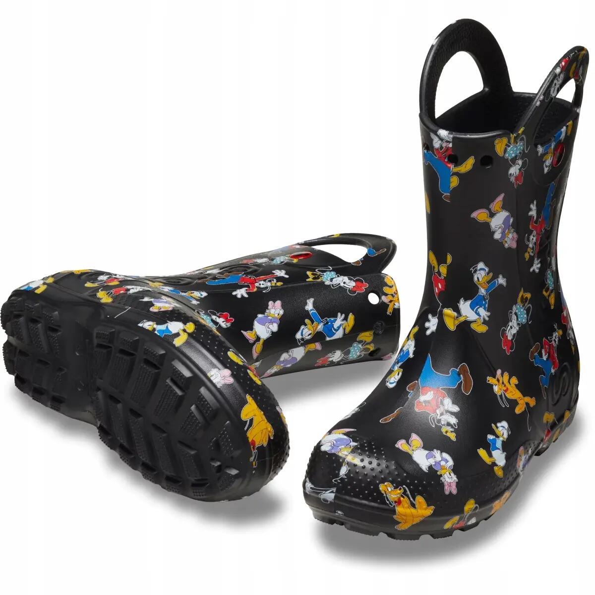 Kalosze Dla Dzieci Crocs Mickey Friends Handle It Boot Kids. 2/6