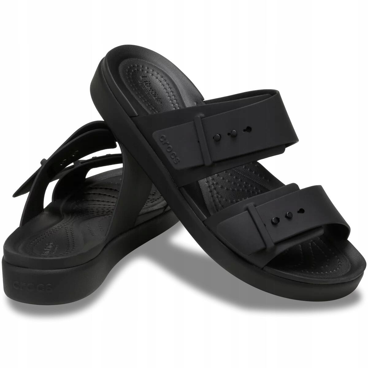 Sandały dla Kobiet Crocs Brooklyn Buckle Low. 2/6
