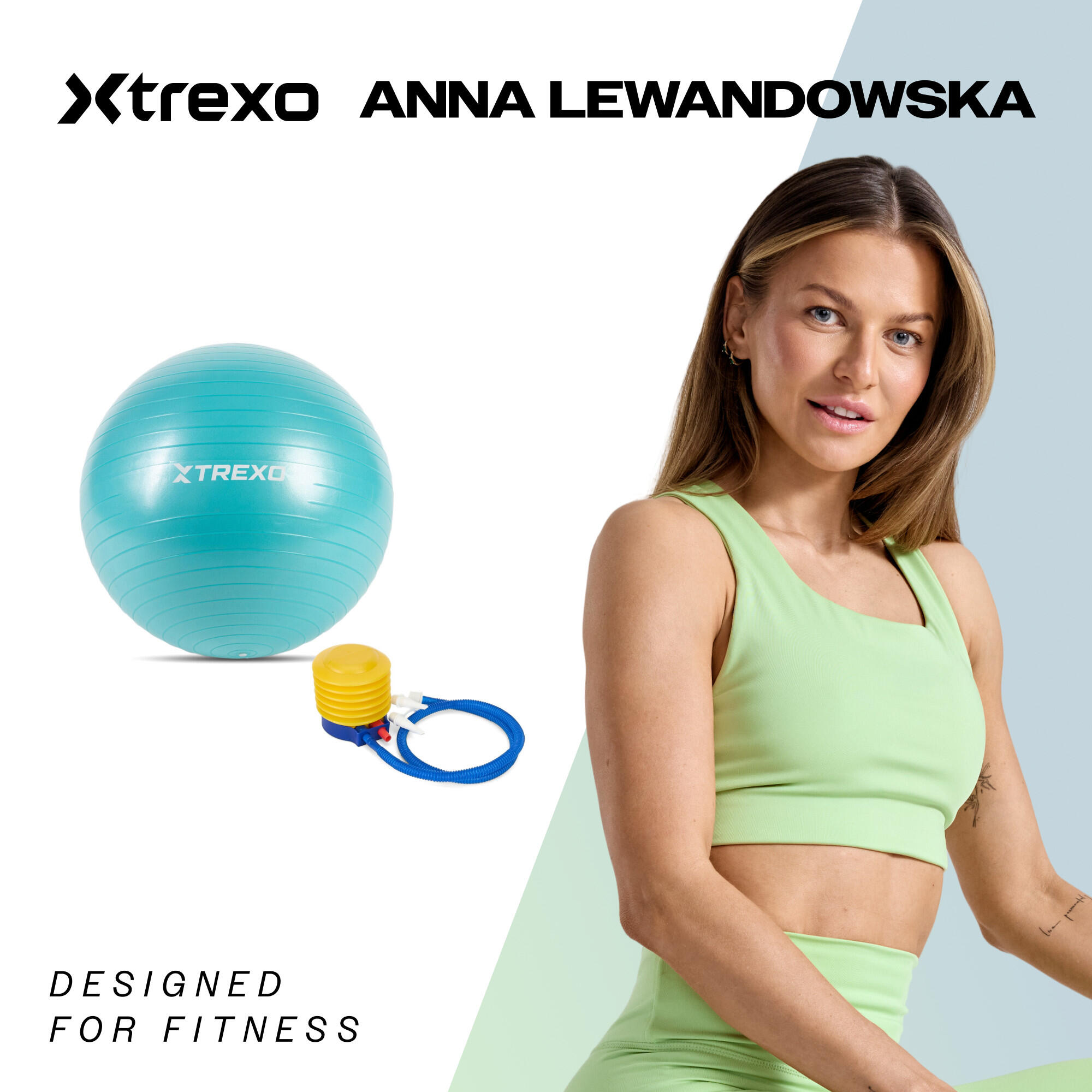 Ballon de gymnastique XTREXO TXO-B4Z007-GN 2/7