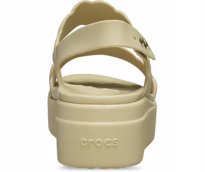 Női gyalogláshoz szandál puha talpú Crocs Brooklyn Woven Upper Low Wedge 5/6
