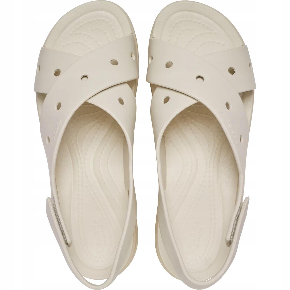 Sandały dla Kobiet Crocs Brooklyn 4U Cross Strap Sandal. 6/6