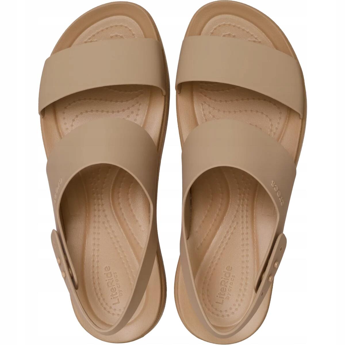 Női gyalogláshoz szandál puha talpú Crocs Brooklyn Backstrap Low 6/6