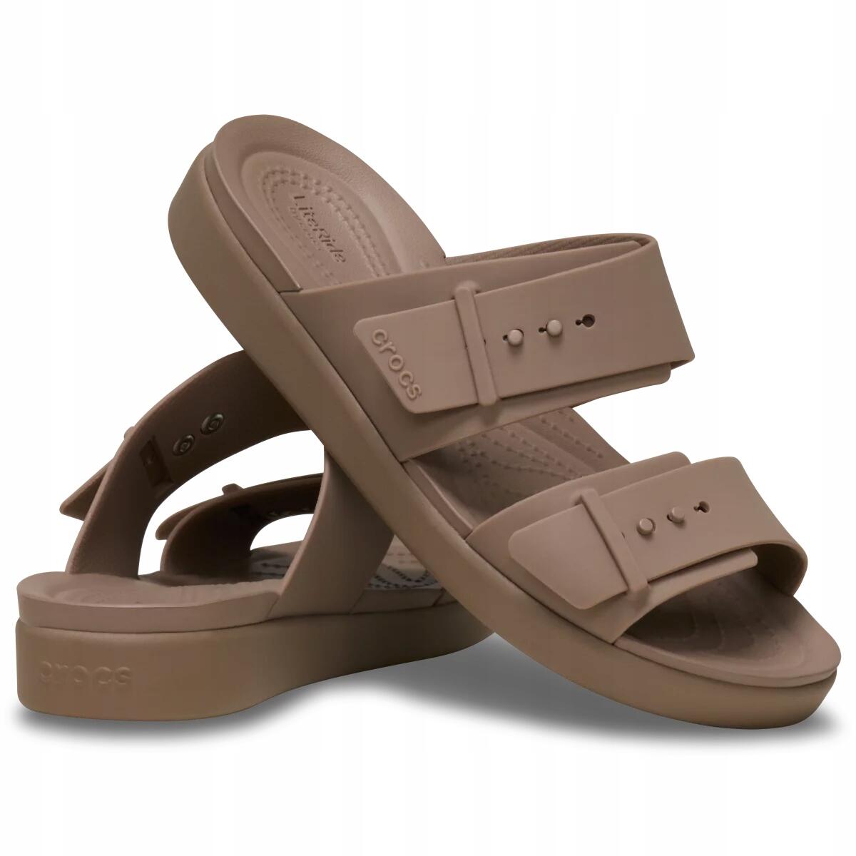 Sandały dla Kobiet Crocs Brooklyn Buckle Low. 2/6