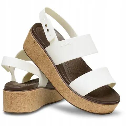 Sandały dla Kobiet Crocs Brooklyn Cork Low Wedge 2/6