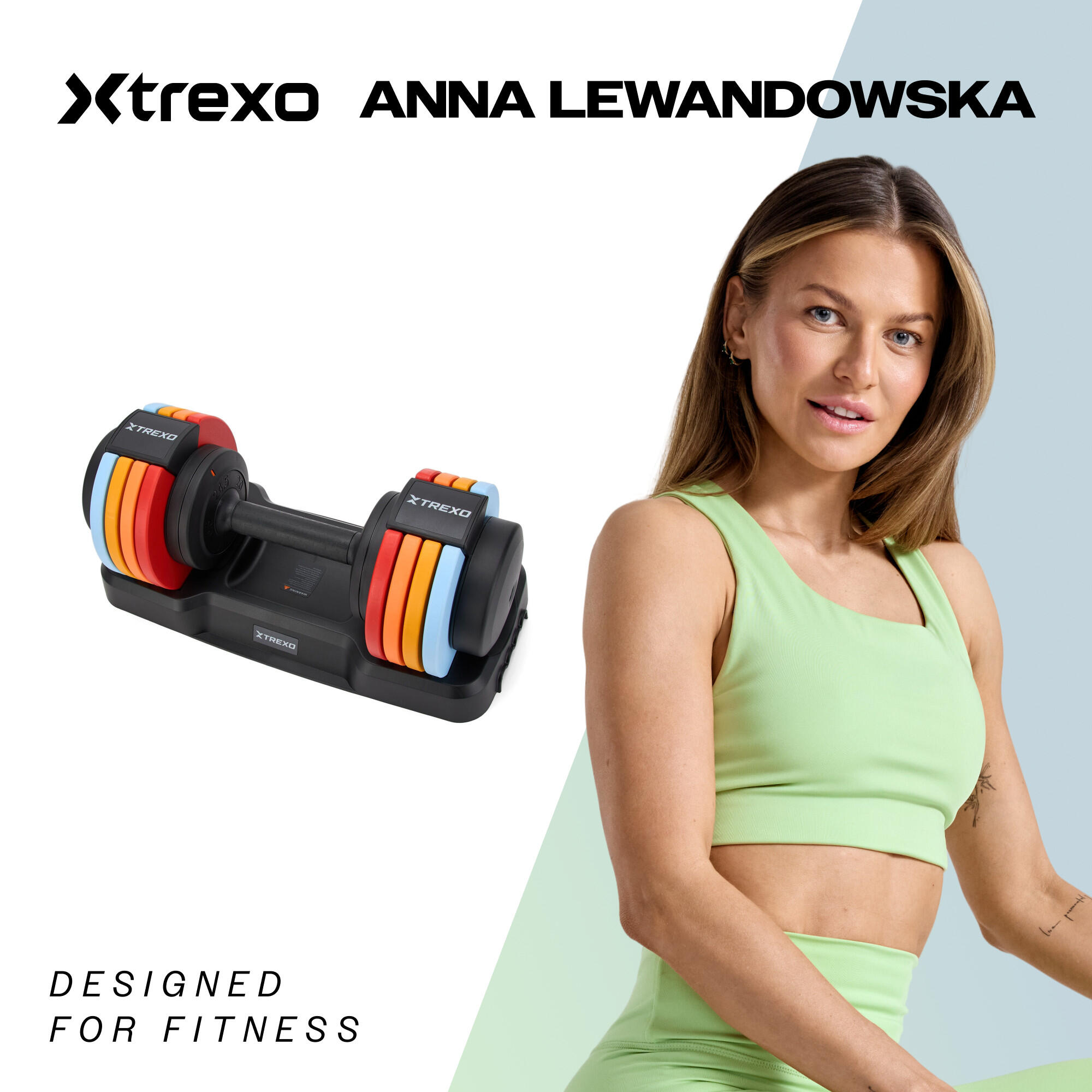 Manubrio regolabile XTREXO 25 kg 2/7