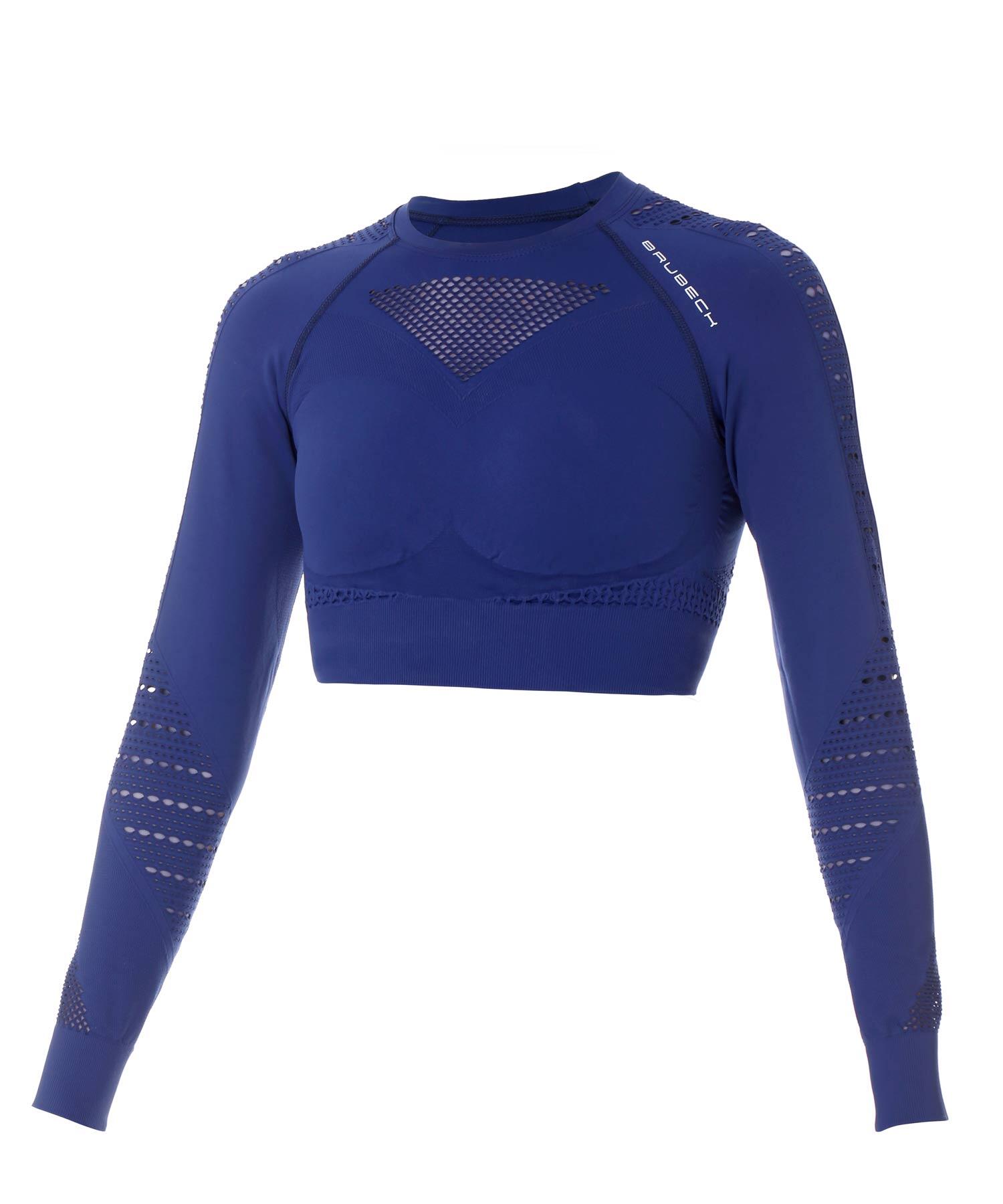 Top donna Brubeck GYM blu scuro 3/4