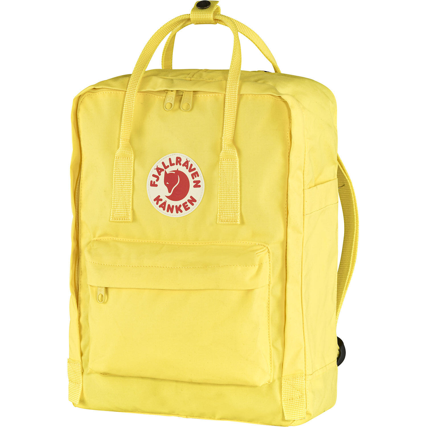 Mochila para caminar Fjallraven Kanken amarillo 16 litros perlante 3/5