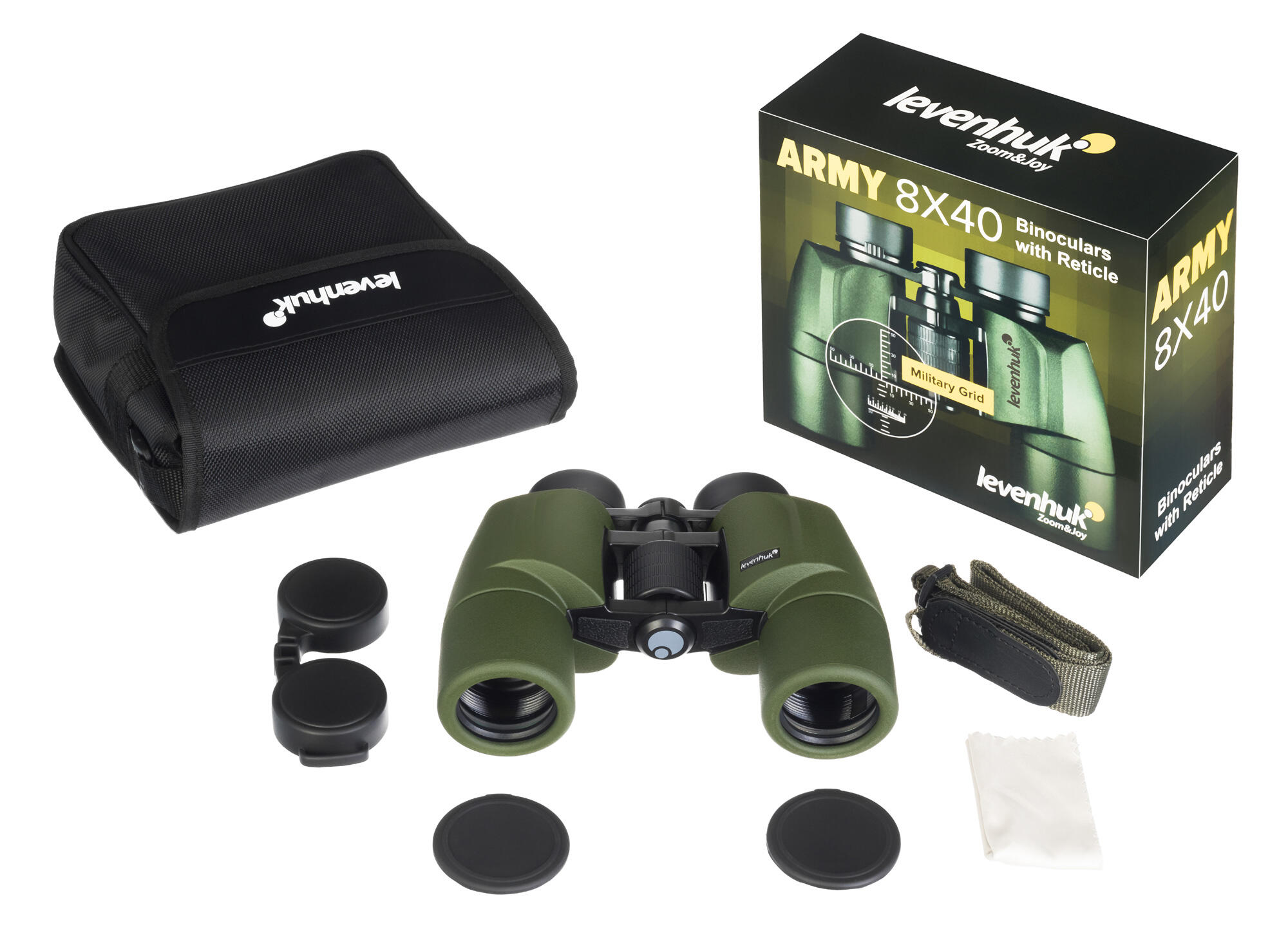 Jumelles Levenhuk Army 8x40 avec réticule 5/7