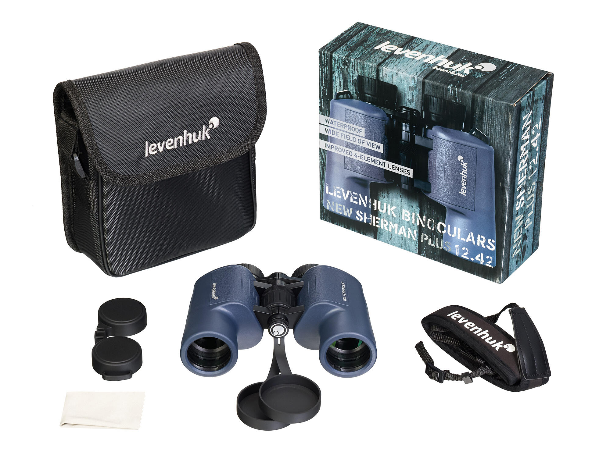 Jumelles Levenhuk New Sherman PLUS 12x42 4/7