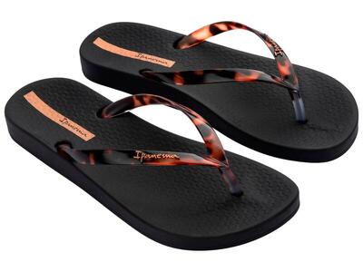 Anatomic connect teenslippers dames synthetische slippers black