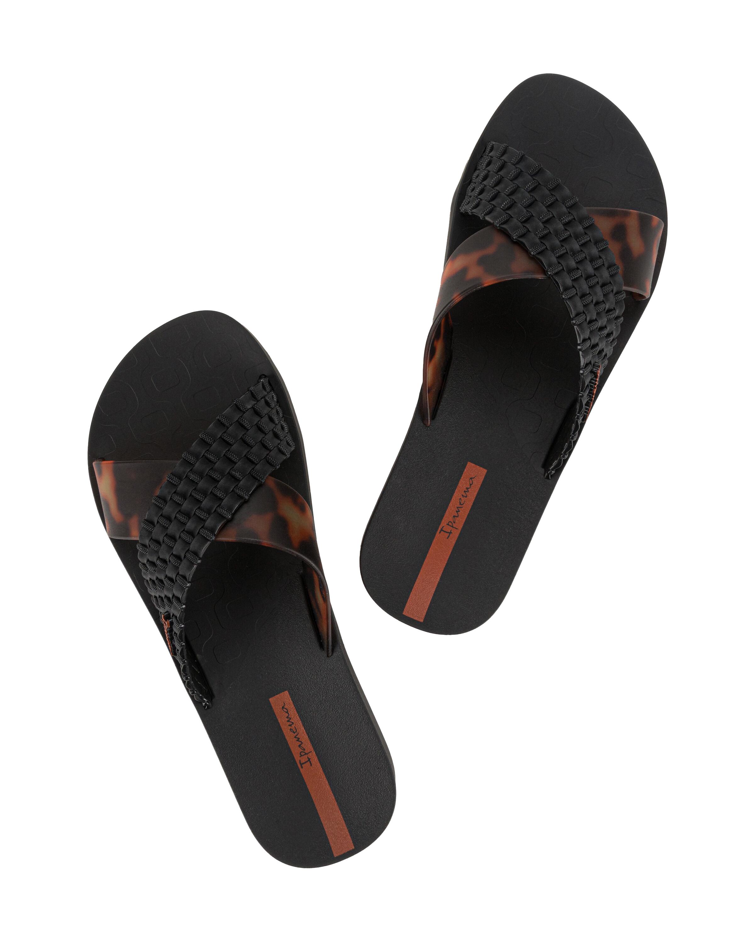 Sense Slippers Dames synthetische slippers Black 3/7