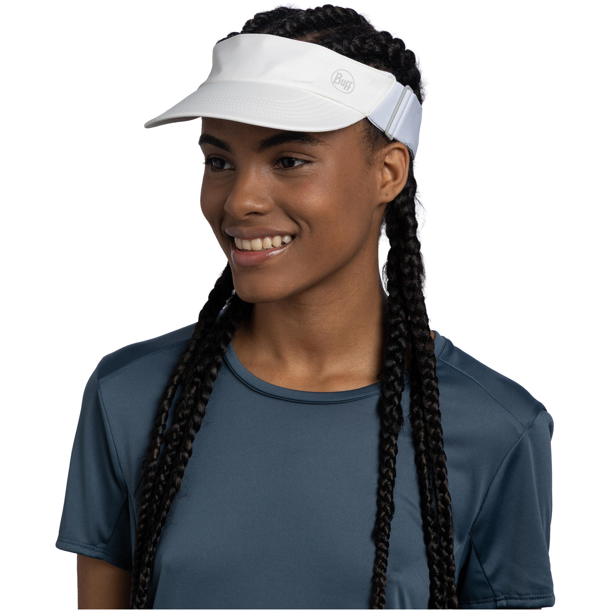 Visera Speed Mujer Buff Blanco 4/7