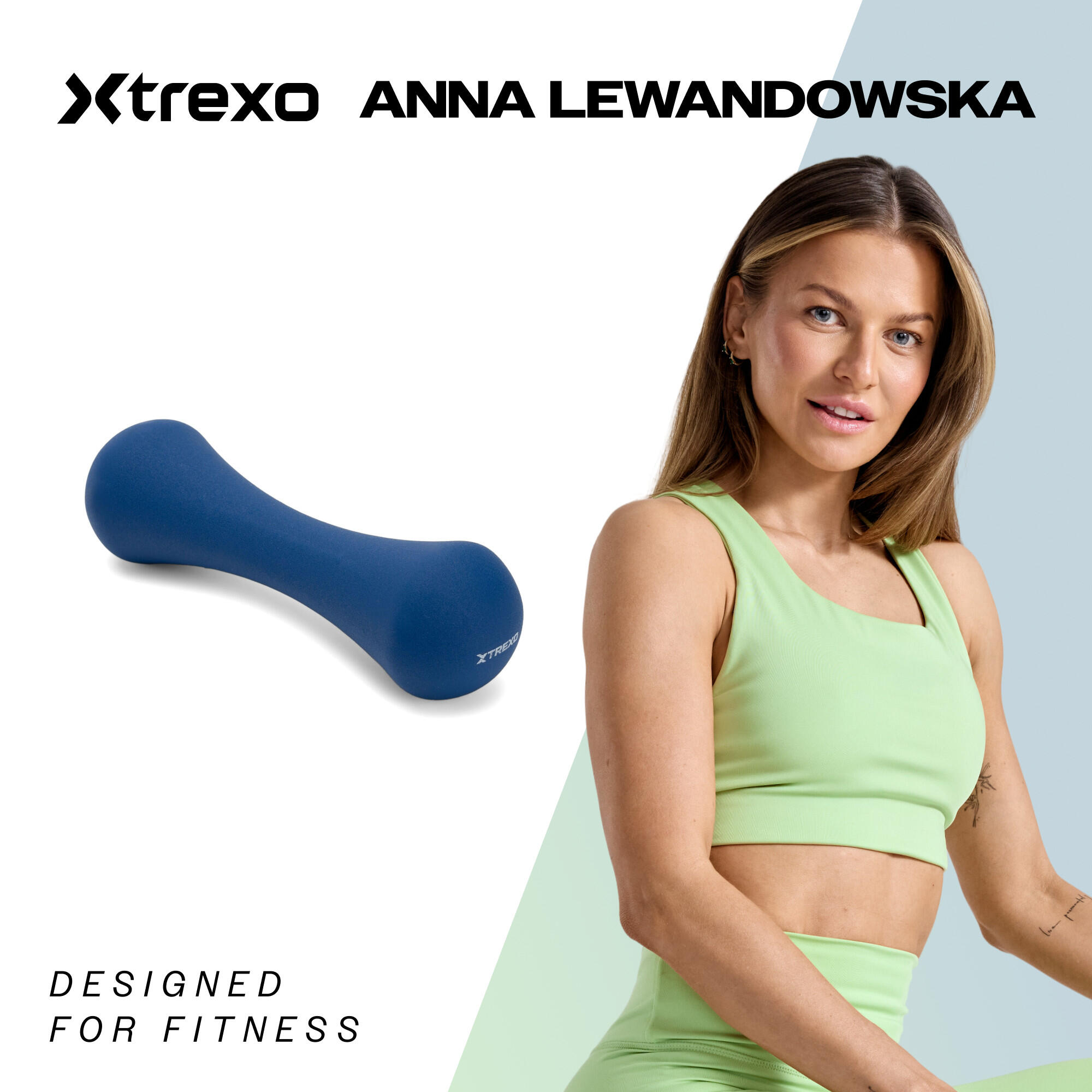 Neopreen halter XTREXO TX0-B4M010 2 kg 2/7
