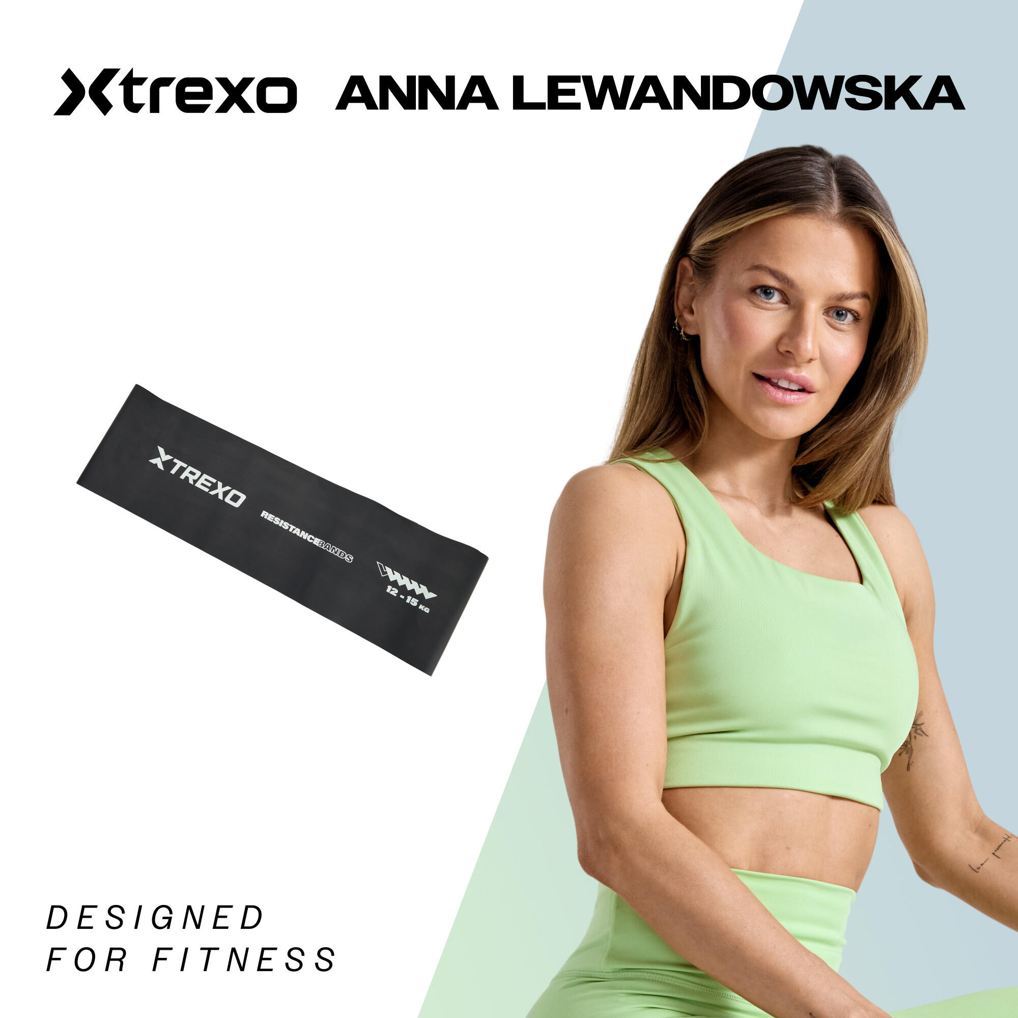 Banda elastica XTREXO 5/5 TXO-B4Z052-BK 2/7