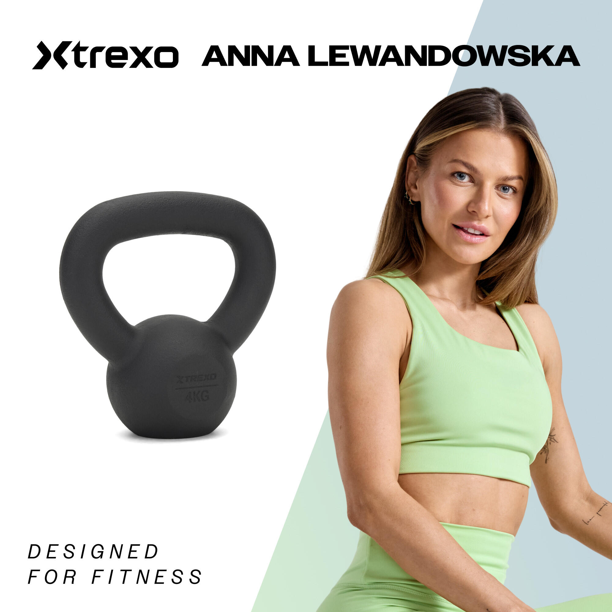 Kettlebell in ghisa XTREXO 4 kg 2/7
