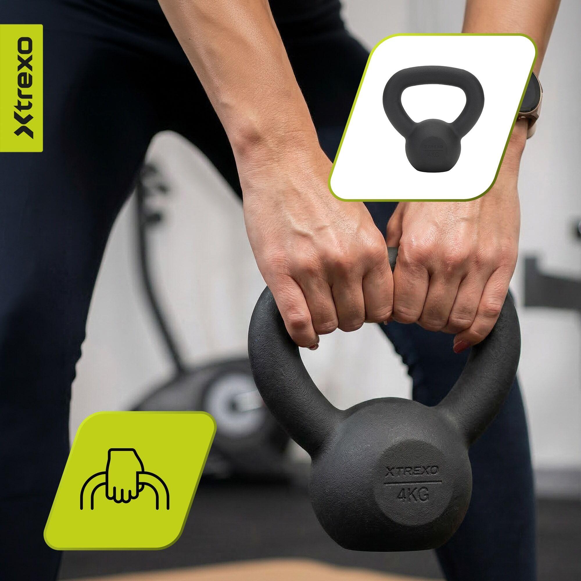 Kettlebell in ghisa XTREXO 4 kg 7/7