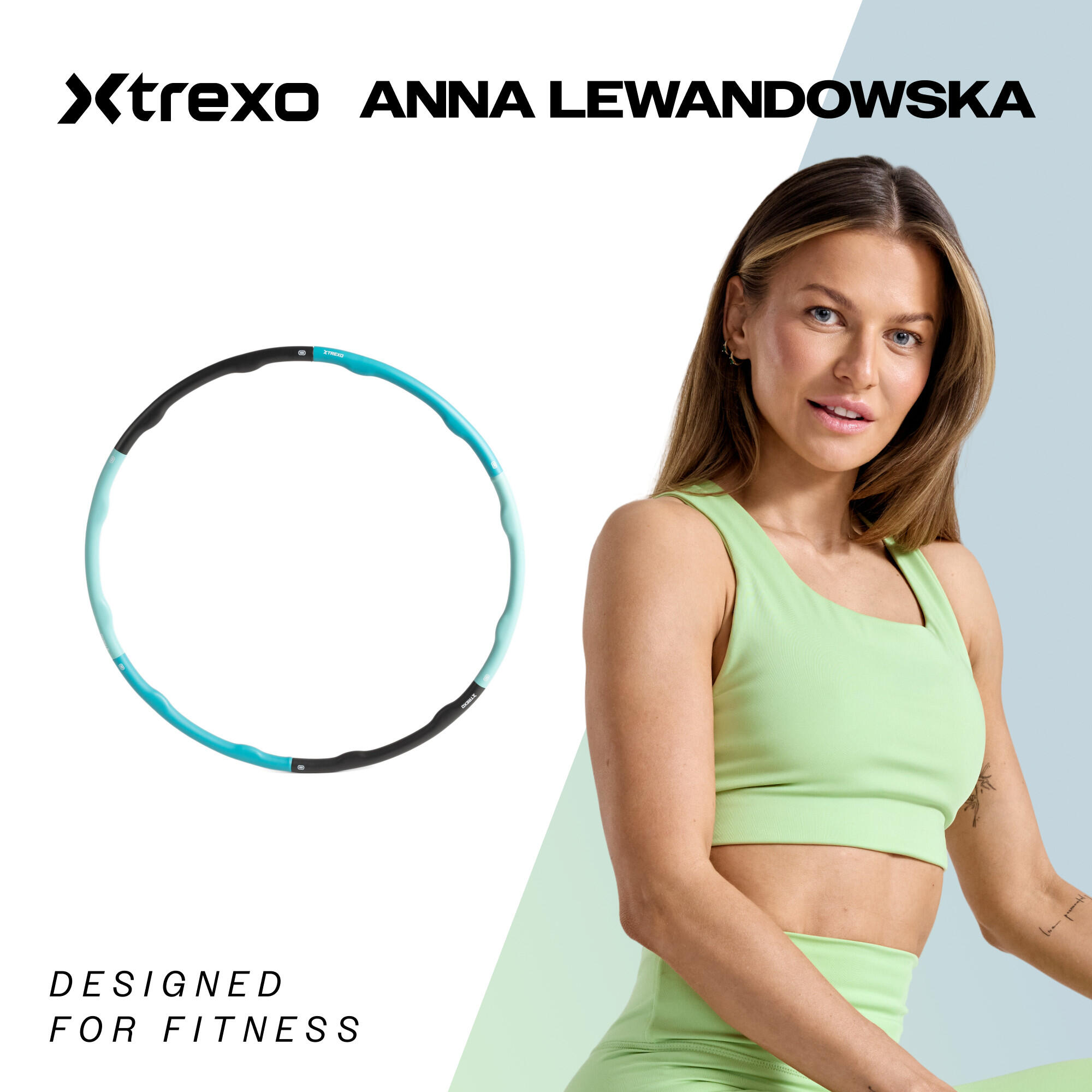 Massage hula hoop XTREXO TXO-B4Z035-GN 2/7