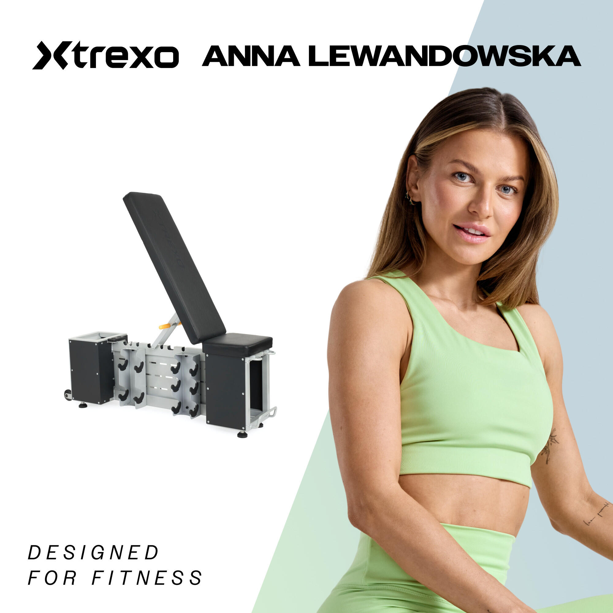 Panca da allenamento XTREXO Storage regolabile 2/7