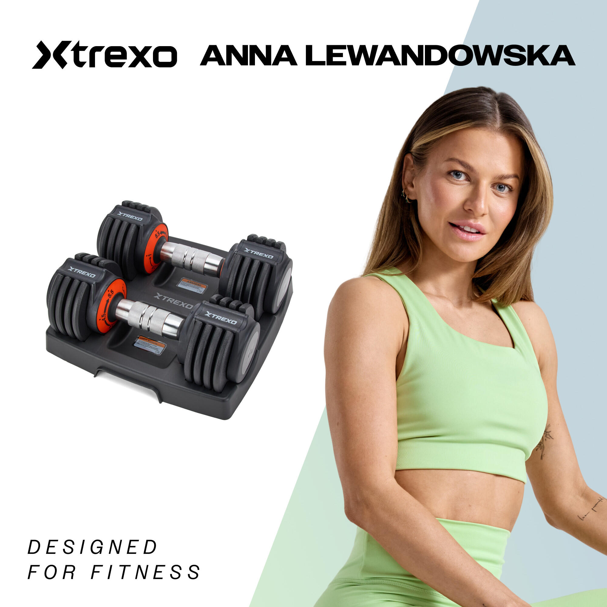 Zestaw hantli regulowanych XTREXO 2 x 5,75 kg 2/7