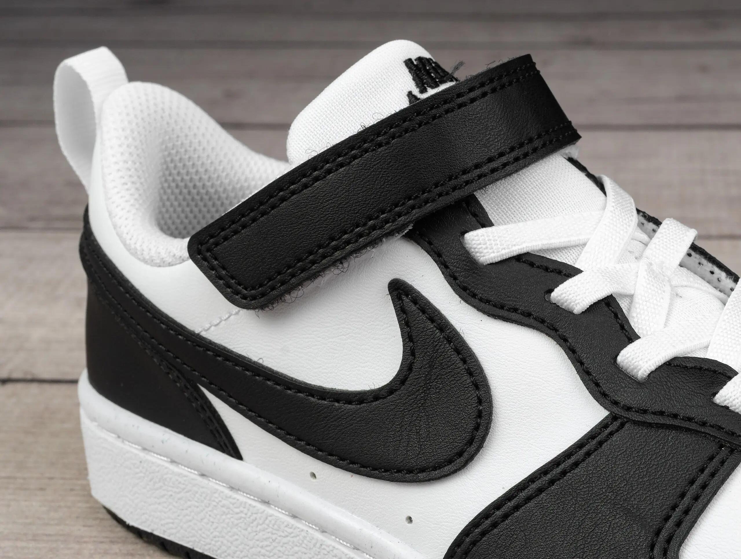Buty dziecięce sportowe na rzep Nike COURT BOROUGH LOW RECRAFT 6/7