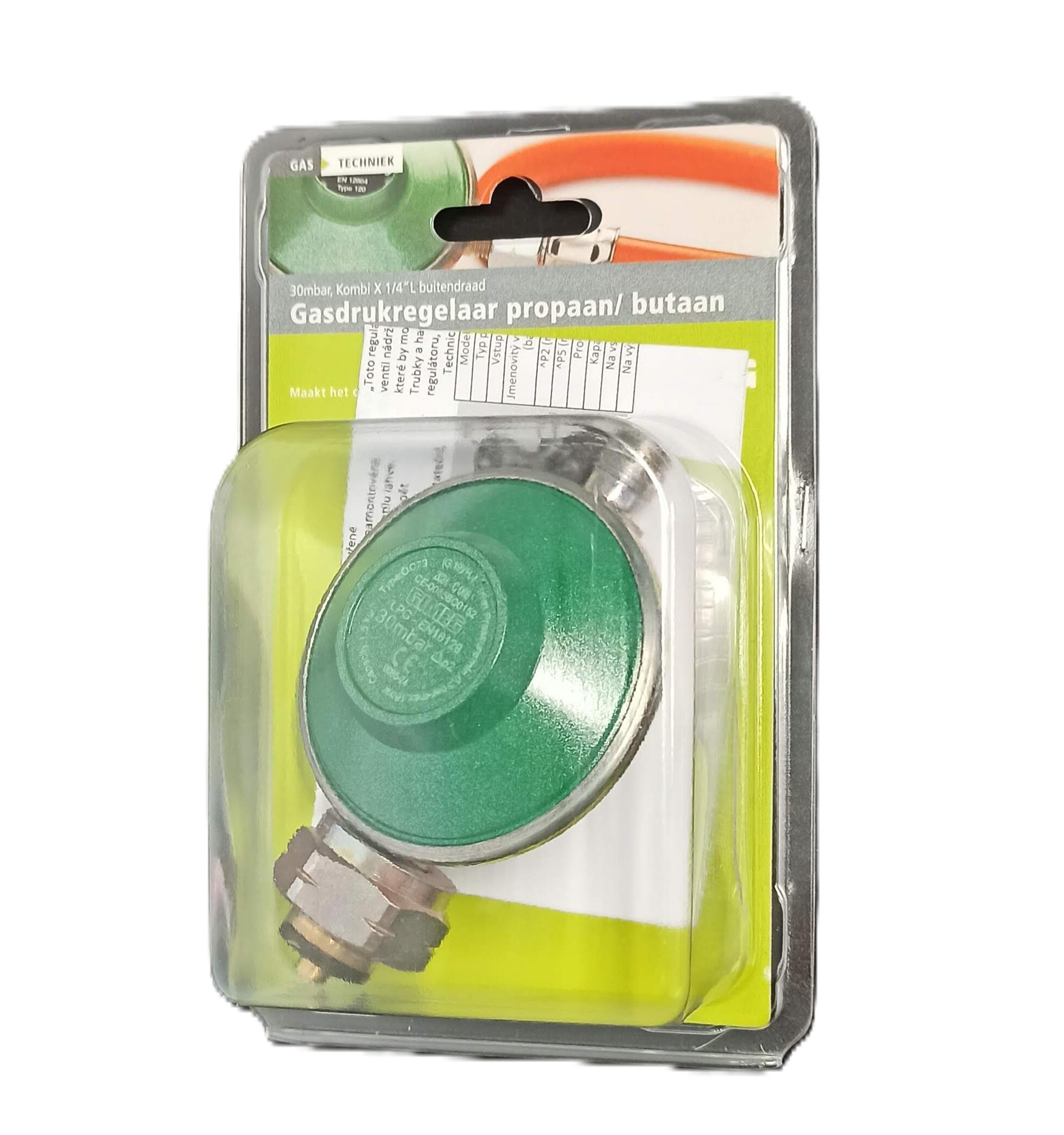Regulátor tlaku plynu Gimeg universal 30 Mbar Kombi se závitem 1/4" 2/2