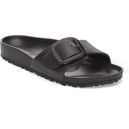 Sandales Plates Femme Birkenstock Madrid Big Buckle Eva Noir