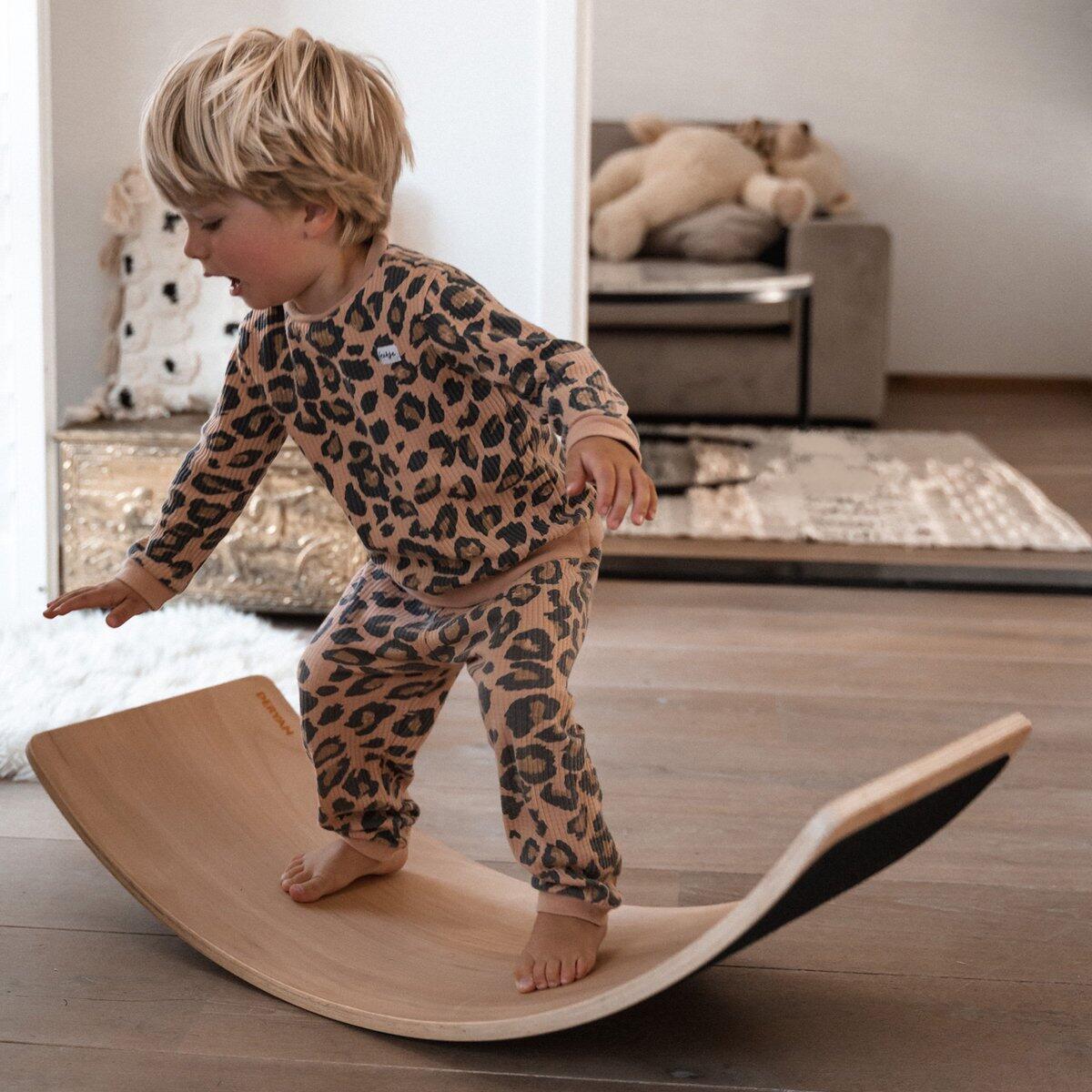 Balance Board XL - Bois de hêtre robuste verni transparent - 80 cm 2/7