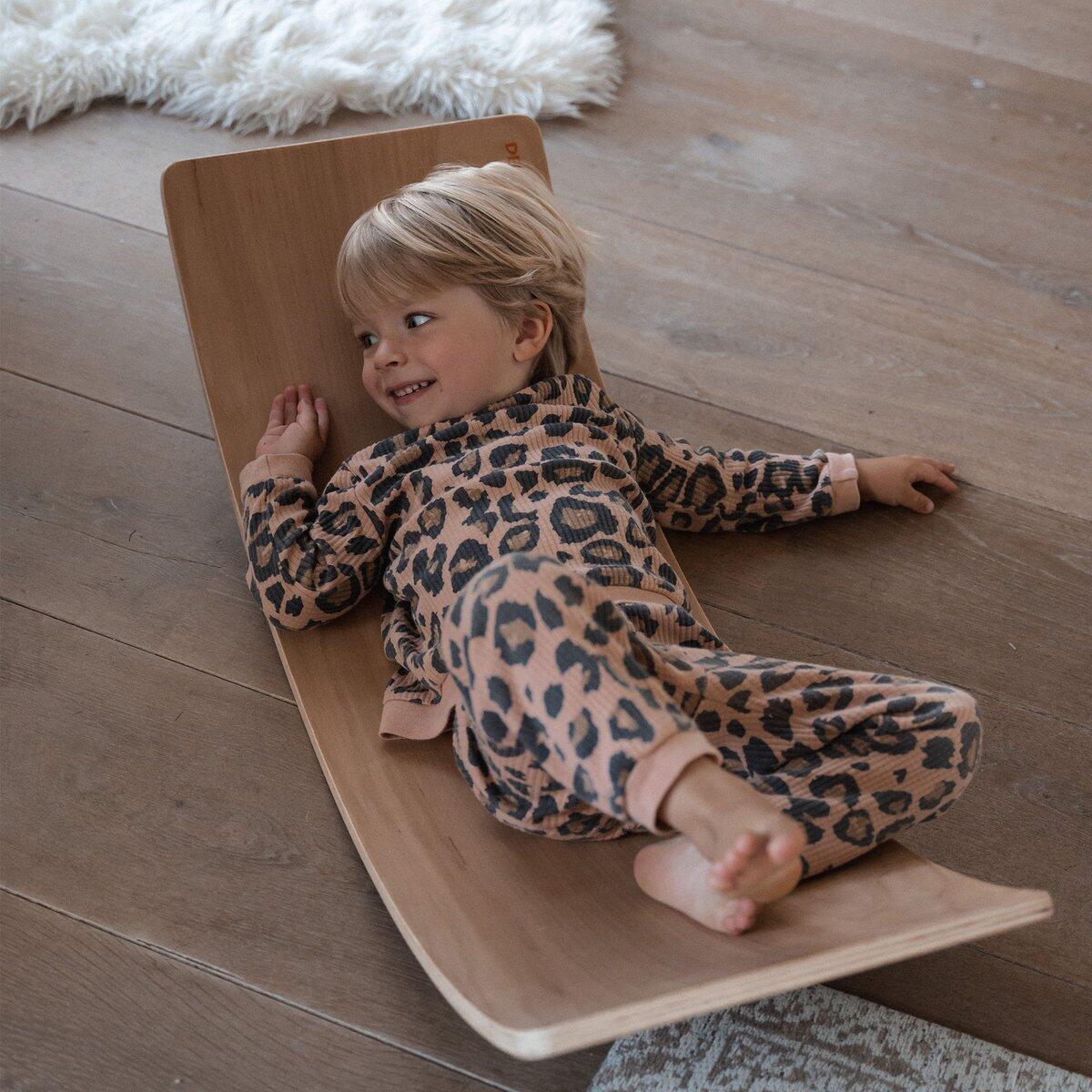 Balance Board XL - Bois de hêtre robuste verni transparent - 80 cm 6/7