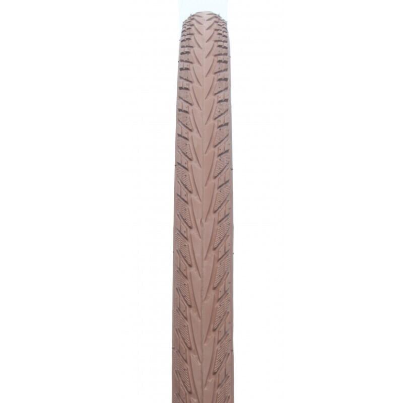 Pneu rigide 700x35c blueway anticrevaison 30tpi bande réflective marron 2/3