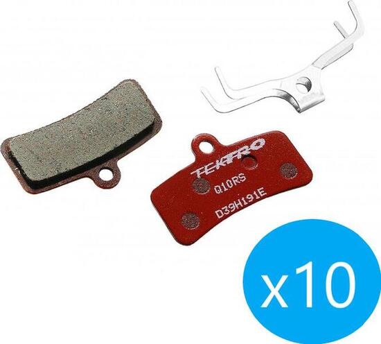 Paar van 10 resin remblokken 4 zuigers Tektro q10rs