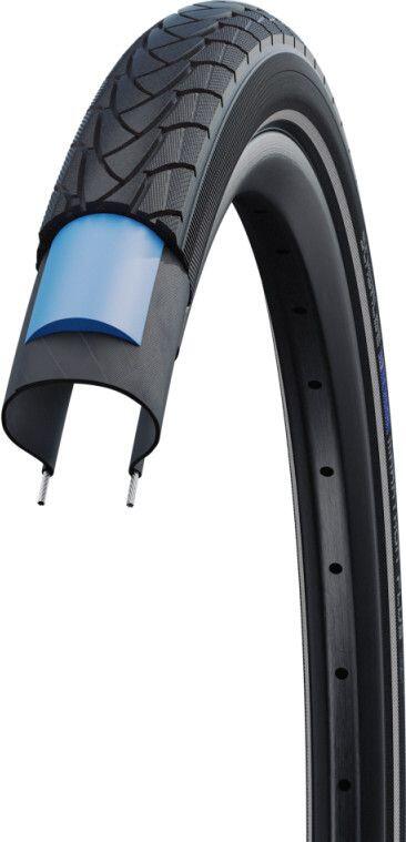 PNEU CITY 16 X 1.35 SCHWALBE MARATHON PLUS NOIR TR (35-349) RENFORT 2/7