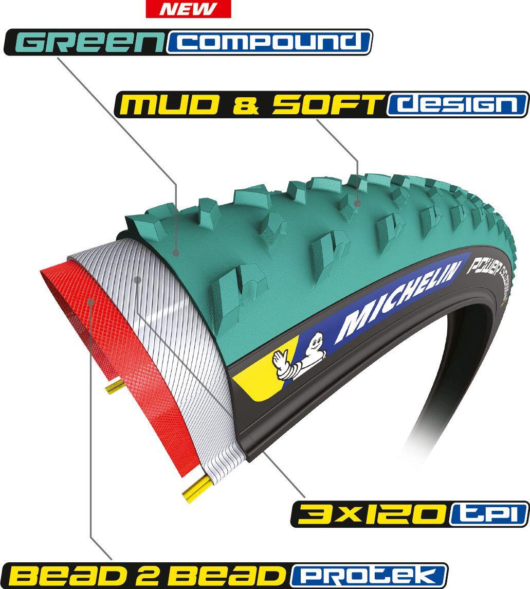 Copertone Michelin Power Cyclocross Mud Cyclocross Pneumatico 700 mm Tubeless Re 3/3