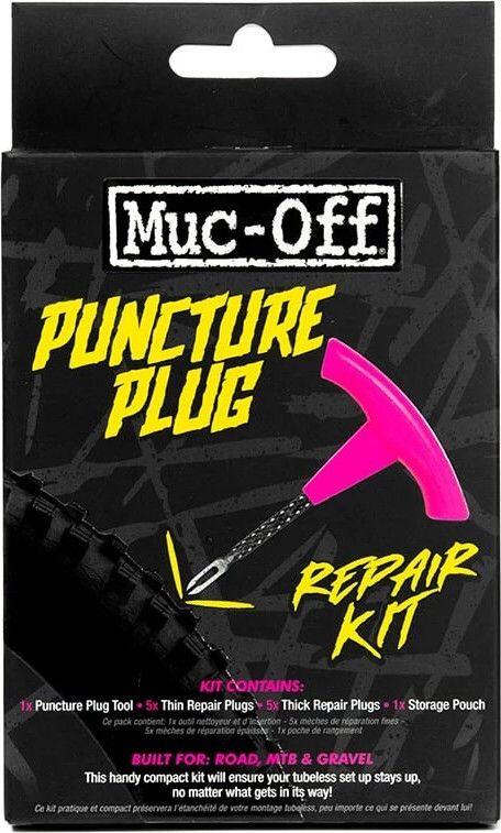Kit de Mèches de Réparation Tubeless Muc-Off Puncture Plug Outil + 10 Mèches 5/5