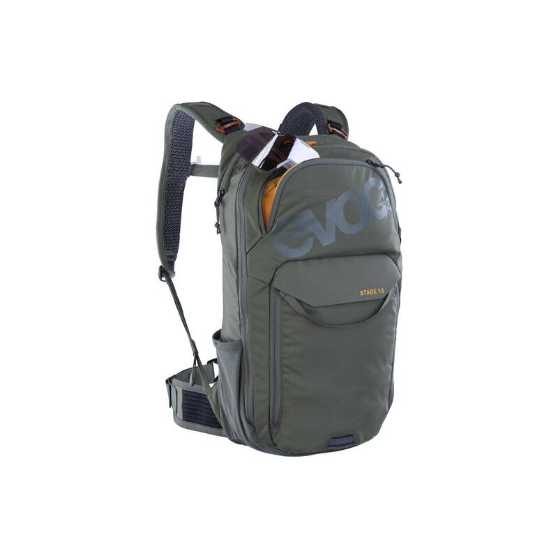 Plecak rowerowy Evoc Stage 12 - dark olive