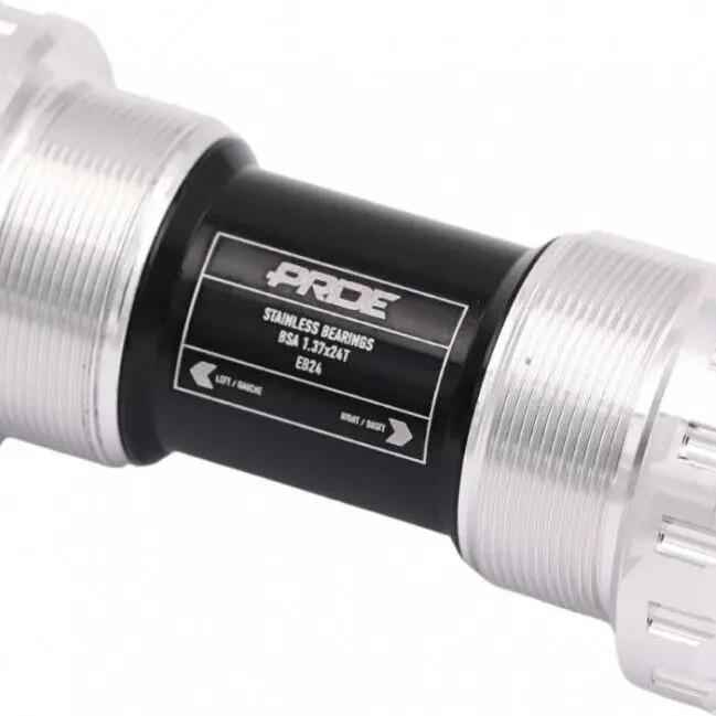 Pride Racing EB24 Stainless Bottom Bracket Silver