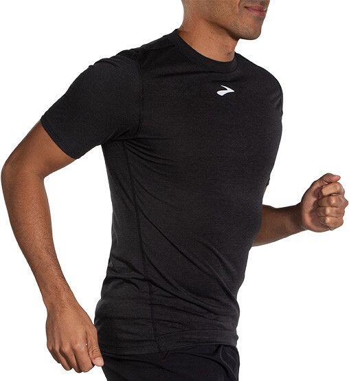 T-Shirt Running Brooks High Point Short Sleeve Noir Homme 3/6