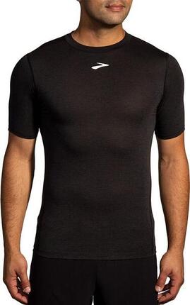 T-Shirt Running Brooks High Point Short Sleeve Noir Homme